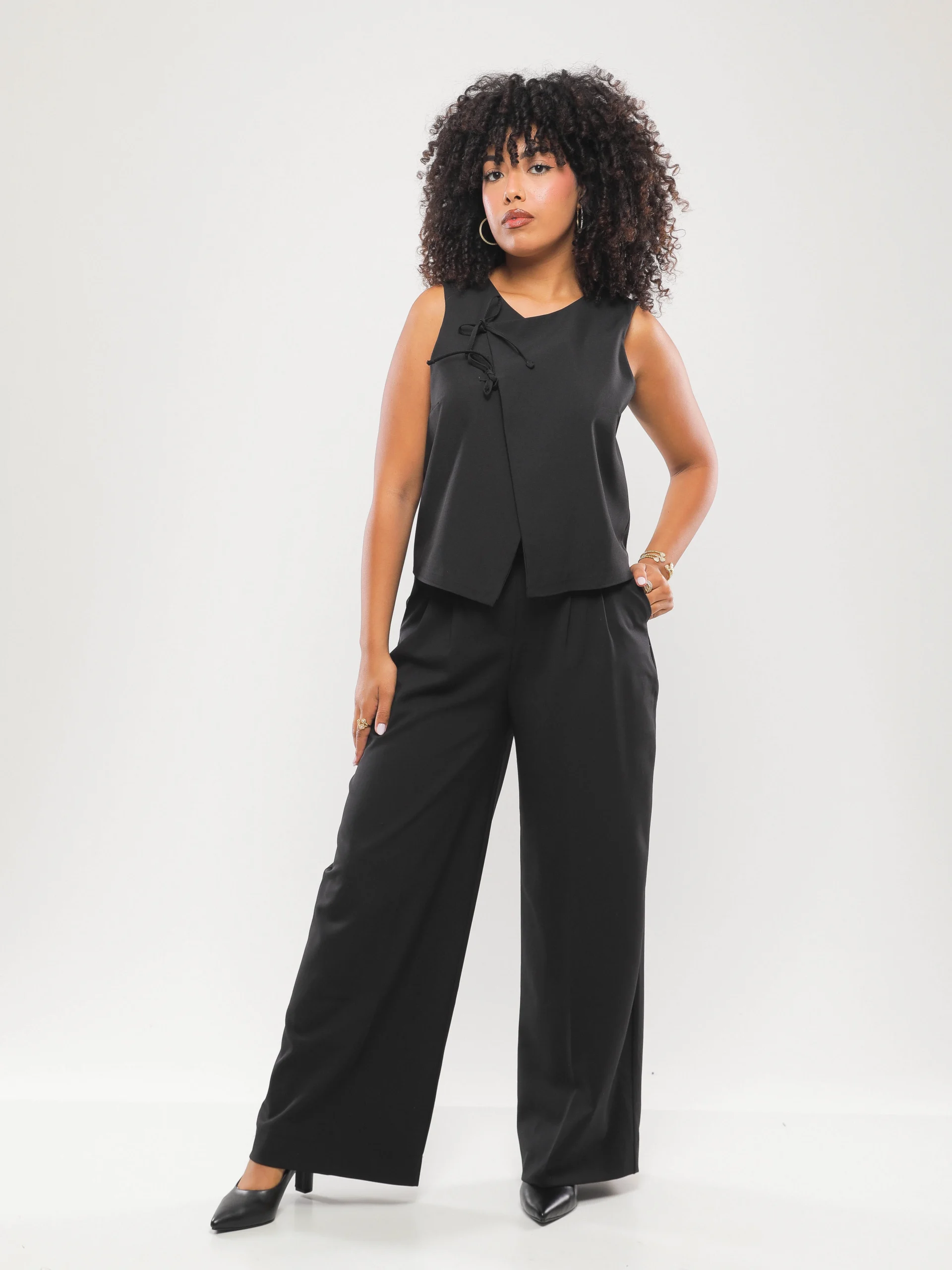 PANTALON LARGE ET FLUIDE